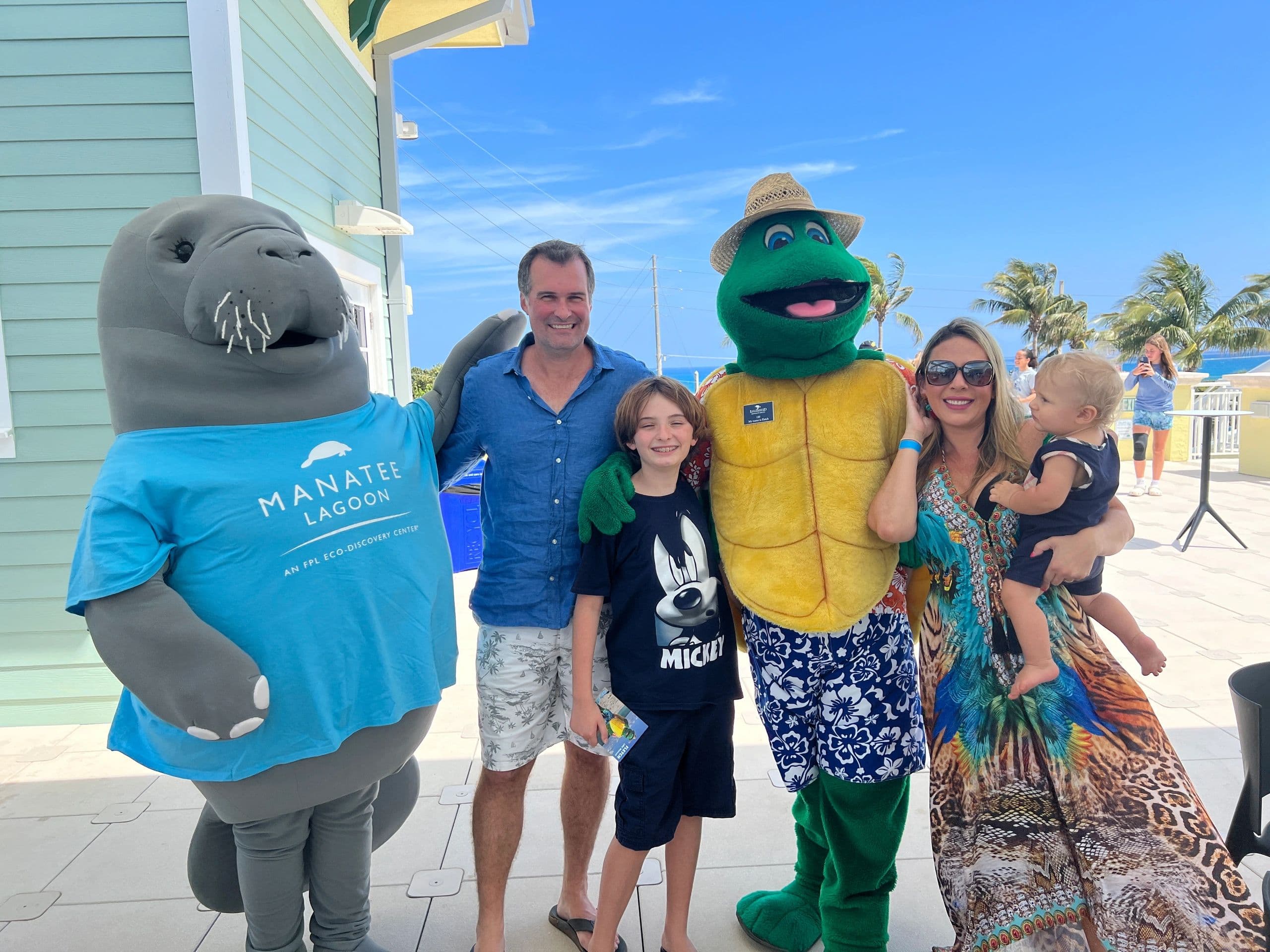 Alex with family at Manatee Lagoon