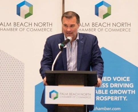 Alex at the Chamber of Commerce