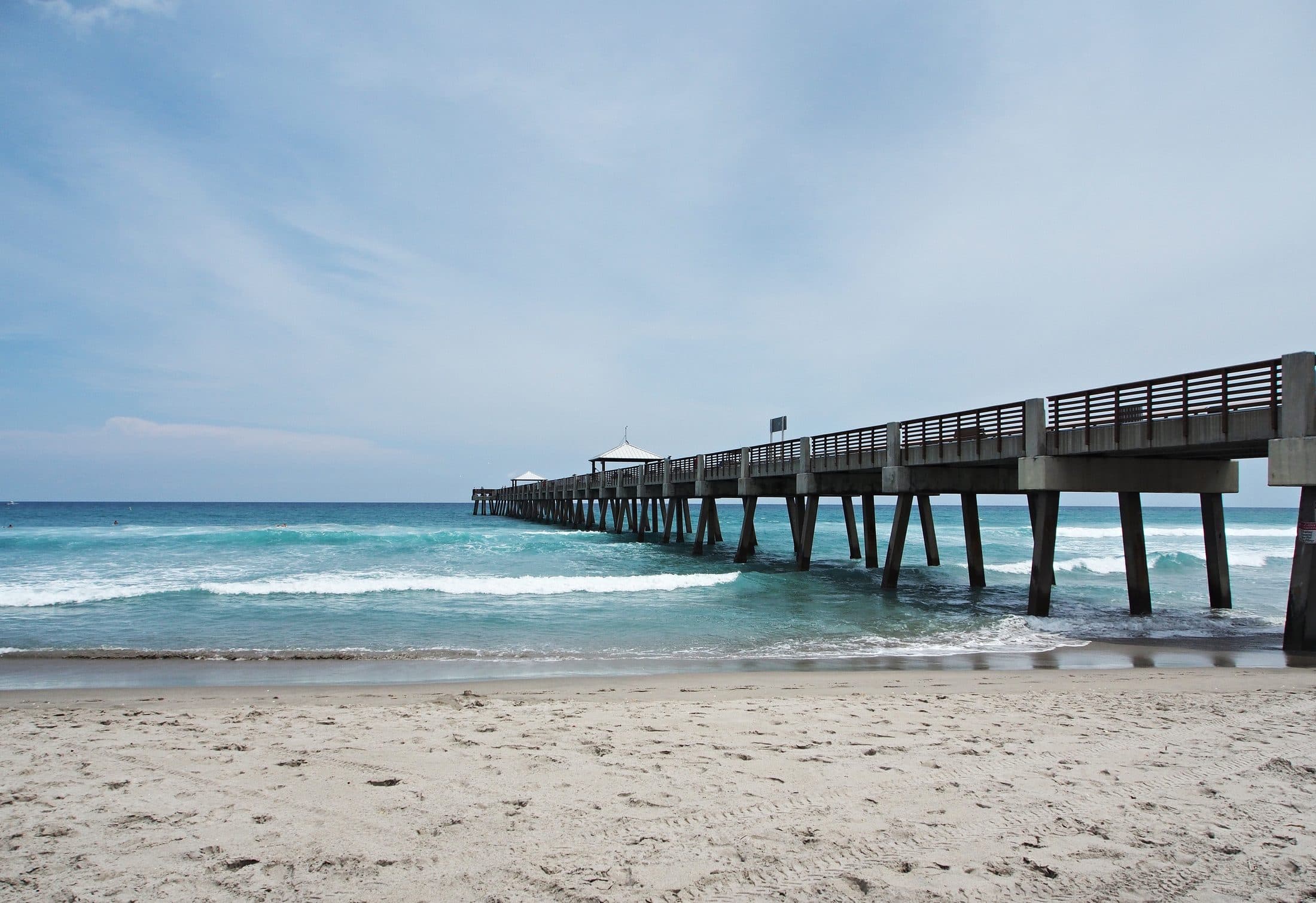 Juno Beach Pier on the Atlantic Coast